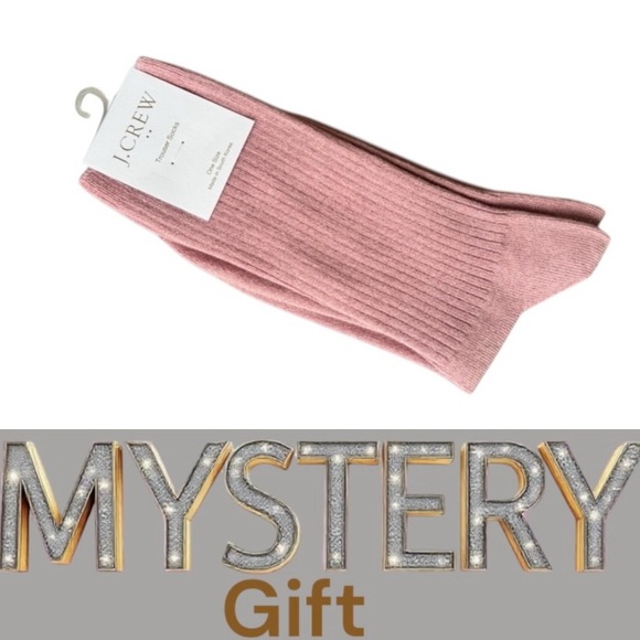 🆕🎁J. Crew Pink Ribbed Crew Socks - Picture 10 of 15